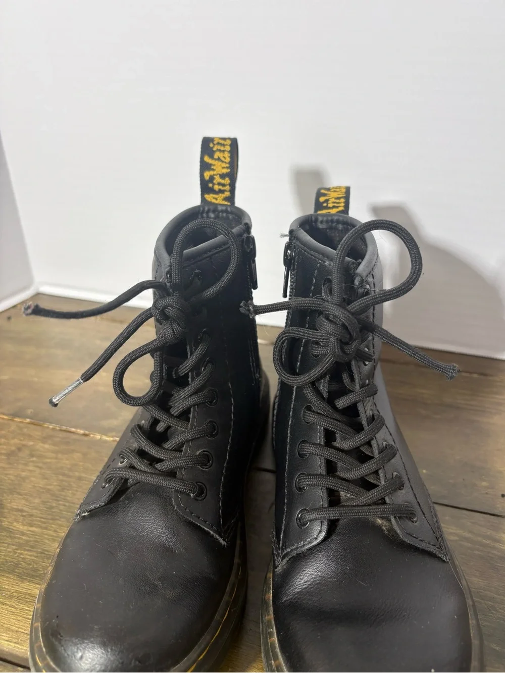Dr. Martens Kids' Zavala Combat Lace-Up Boot Size 1